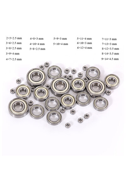 Choice34 10Pcs 3x6x2.5mm MR63 ZZ 10/50pcs Small Bearings 2mm-9mm Bore 3x6x2.5...