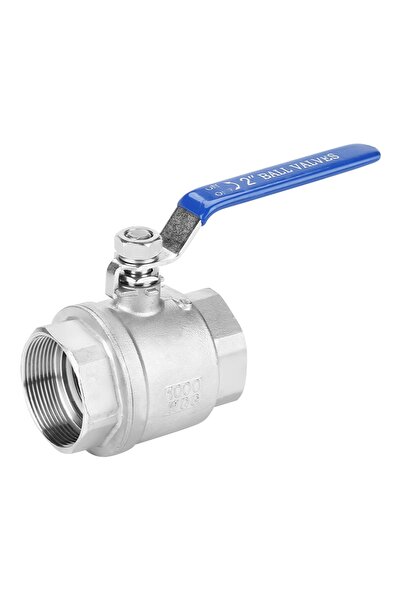 Choice 2" 2in 304 Stainless Steel Two Piece Full Port Female Thread Ball Valv...