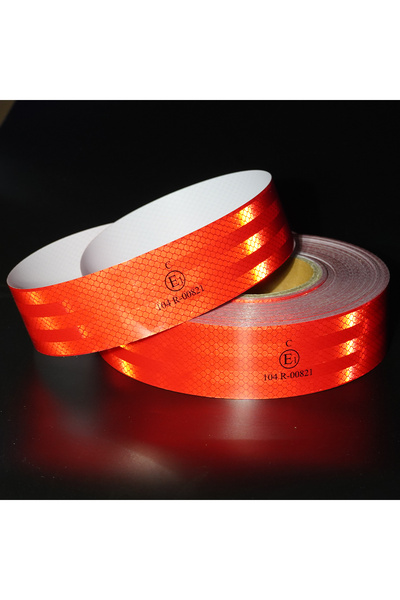 Choice4 شريط أمان عاكس أحمر بطول 9 أمتار وطول 5 سم، علامة أمان عاكسة عالية ال...