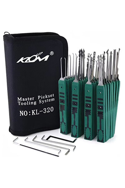 Choice قفل أخضر KLOM320 KLOM-320 بمقبض 32 خطافًا فرديًا للاستخدام المدني، متع...