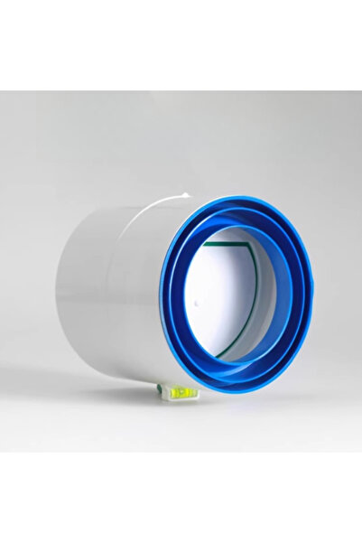 Choice صمام فحص مروحة عادم PVC من النوع B بقطر 80 مم، أنبوب دائري، مانع ارتدا...