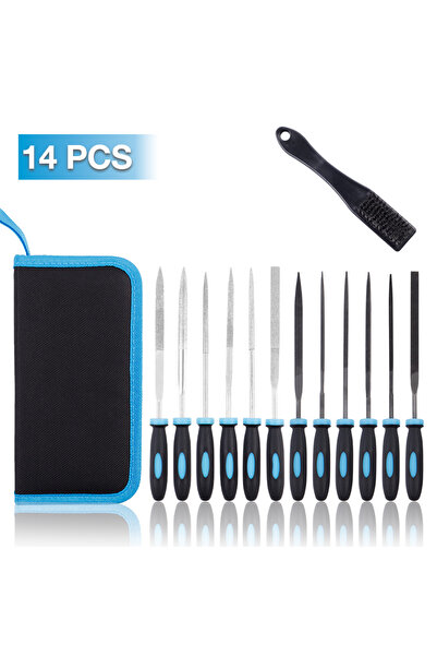 Choice 14pcs 13pcs Multi-functional Steel Metal Rasp Needle Files Set Metalwo...