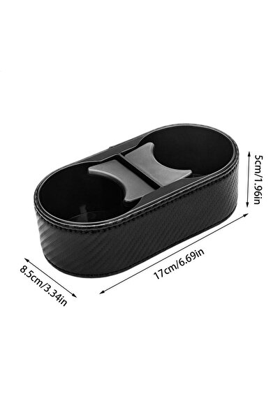 Choice حامل أكواب مزدوج للسيارة من ألياف الكربون، حامل أكواب ثابت للسيارات، ح...