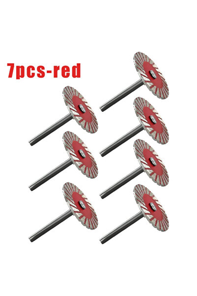 choice2 7pcs Red 2/4/7pcs Red Diamond Turbo Mini Carving Circular Saw Blade D...