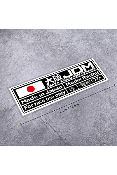 Choice MULTI 1PC Osaka JDM Style Car Stickers (Holographic/Black-White) Made ...