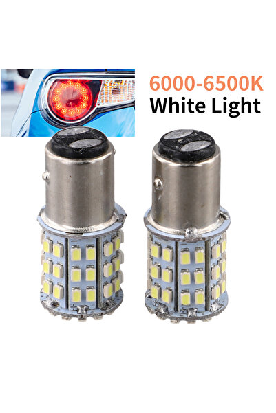 Choice مصباحان صغيران من نوع LED، طراز SMD 1206 BAY15D 64SMD LED 1157، مصباح ...