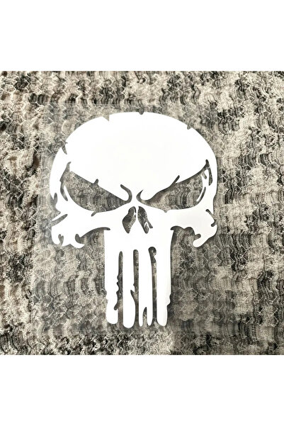 choice2 White-MTTZ030 Skull Head Motorcycle Stickers Waterproof Motross Vinyl...