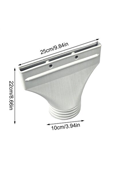 Choice منفذ عادم رمادي اللون لأنبوب مخرج مكيف الهواء، موصل أنبوب عادم مسطح، ف...