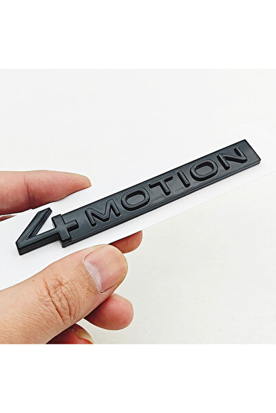 choice2 4MOTION Full Black 3D ABS Car Letters Logo 4Motion V6 Rear Trunk Badg...