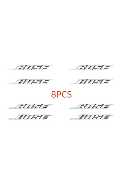 Choice مجموعة من 8 ملصقات صوتية ثلاثية الأبعاد كبيرة الحجم من الألومنيوم لسيا...