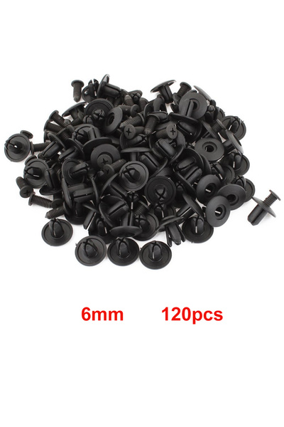 Choice5 6mm 120pcs 8mm/6mm Plastic Rivets Fasteners Screw Car Fender Bumper S...