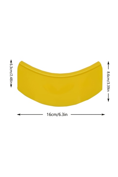 Choice فوهة علبة طلاء صفراء قطعة واحدة، تناسب جميع علب الطلاء سعة نصف لتر ولت...