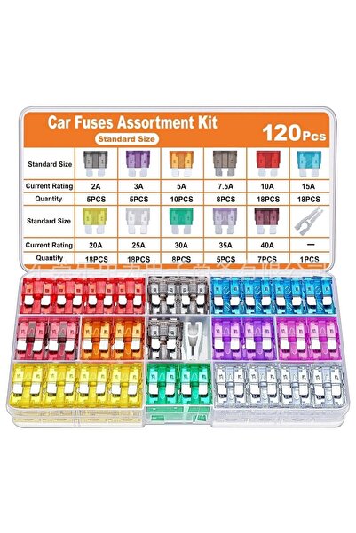 Choice طقم فيوزات رقم 1، 300 قطعة، تشكيلة فيوزات سيارات، فيوزات شفرات للسيارا...