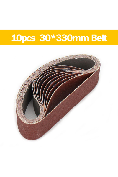 Choice 10 قطع من آلة الصنفرة الكهربائية الصغيرة ذات الحزام، 7 سرعات قابلة للت...