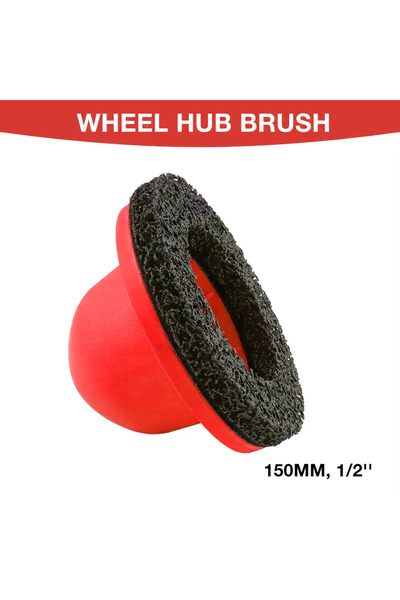 Choice SET-C-red Cordless Wheel Hub Grinder for Tire Rust Removal, Cleaning R...