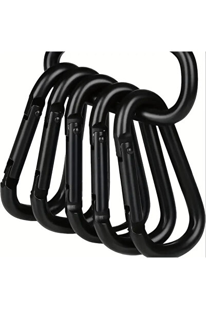 Choice 6 قطع متعددة الاستخدامات من 6 قطع باللون الأسود من النوع D مشبك للمشي ...