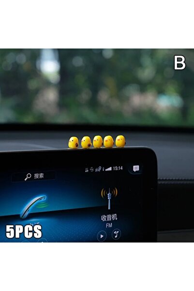Choice 5pcs Cute Mini Ducks Car Interior Decoration Auto Rearview Mirror Dash...