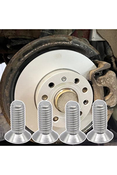 choice2 8Pcs 4Pcs Brake Disc Retaining Screws Countersunk Bolt For Golf 4 Pas...