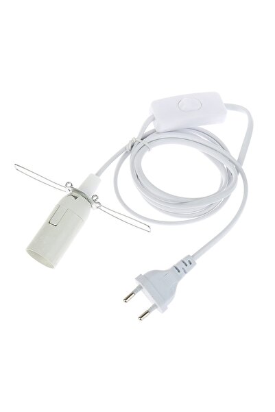 Choice سلك مصباح أبيض مزود بمفتاح تشغيل/إيقاف ومفتاح تحكم في شدة الإضاءة، وحا...