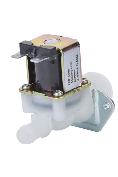 Choice 3/4" 3/4in Water Electric Solenoid Valve Inlet 1-Way Guide Plastic Con...