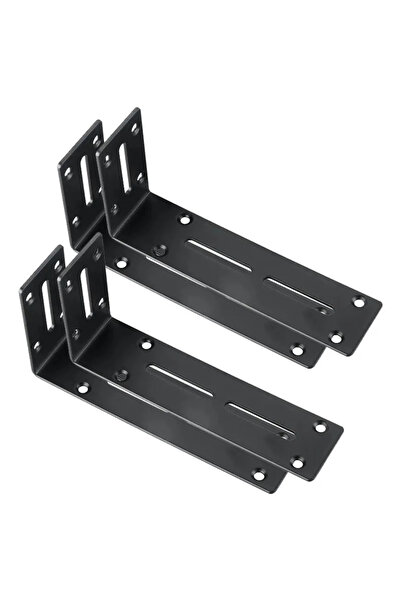 Choice 4pcs large Black L Angle Code Heavy duty bracket 90 degree right angle...