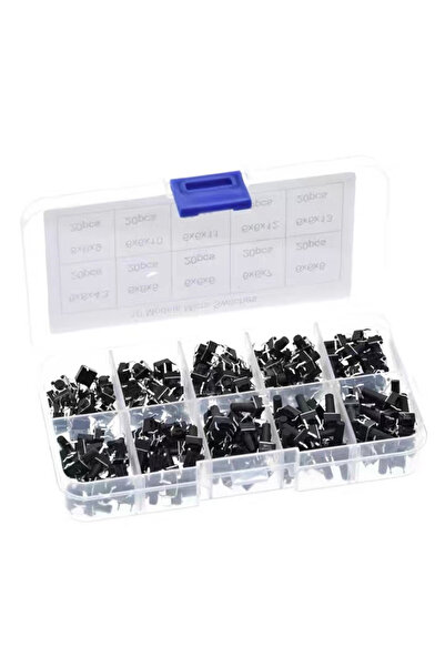 Choice 100PCS 10 types of 100/200 micro switch buttons 6*6 vertical panel swi...