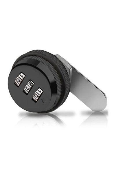 Choice1 black Password Lk 3 Digital Code Combination Lk Box Post New Alloy Zi...