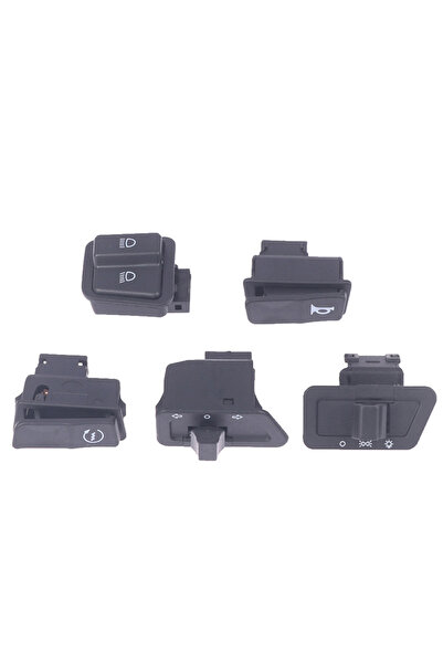 Choice one size 5 X Motorcycle Start Switch Horn Light Turn Signal High Low B...