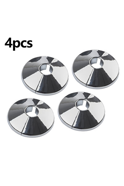 Choice Chrome 4pc Radiator Pipe Collars Cover 15mm Colour Silver Electroplate...