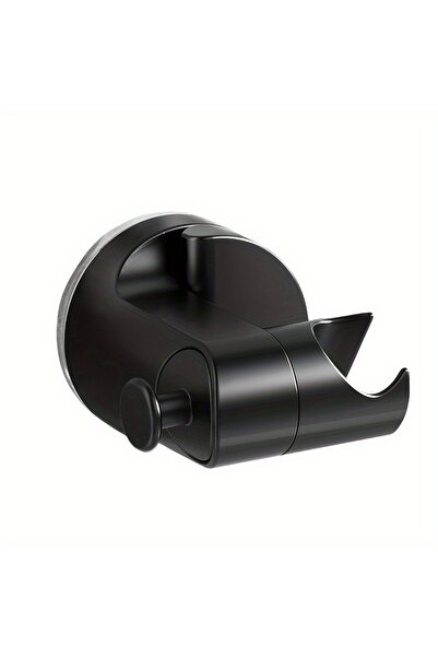Choice Black 1PC Round Shower Head Holder Adjustable Wall Mounted Shower Supp...