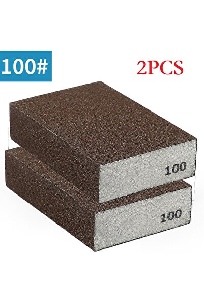 choice2 قطعتان من ورق الصنفرة الإسفنجي الأسود بدرجة خشونة 100، وسادتان من ورق...