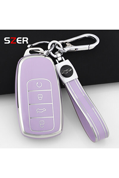 Choice طقم بنفسجي مكون من قطعتين لهواتف شيري تيجو 8 برو، تيجو 8 بلس، نيو 5 بل...