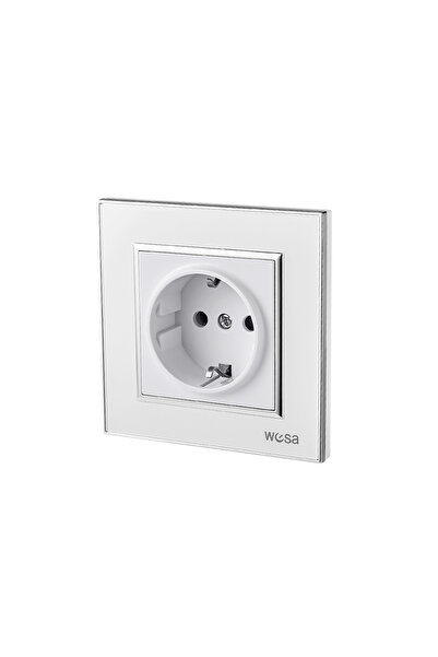 Choice5 EU 1 Socket With Ground White Flame Retardant With Ground 250V Classi...