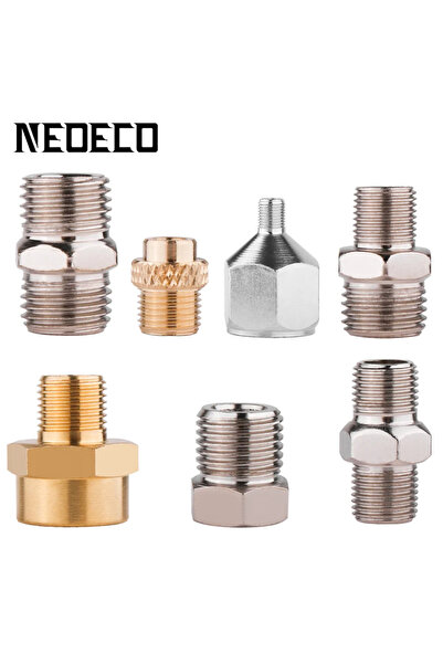 Choice6 مجموعة محولات الخيوط الاحترافية المكونة من 7 قطع لتركيب ضاغط الهواء