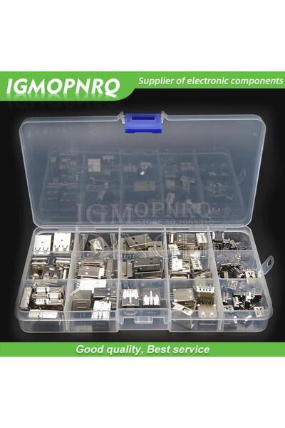 Choice 14 قيمة 82 قطعة من موصلات لحام USB من النوع A القياسية من النوع A وموص...