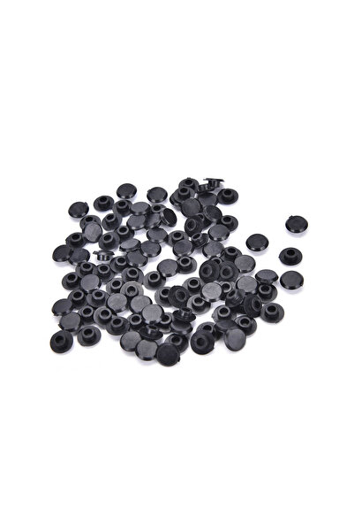 Choice1 100 قطعة من براغي وصواميل ألين سداسية سوداء M6، M4/M5/M6/M8/M10، غطاء...