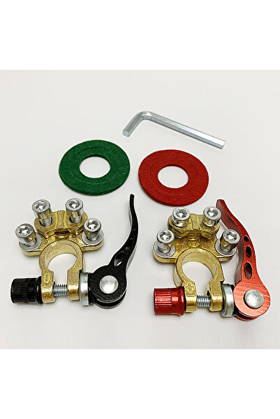 Choice قطعتان (زوج واحد/قطعتان) من أطراف بطارية السيارة 12 فولت/24 فولت، موصل...