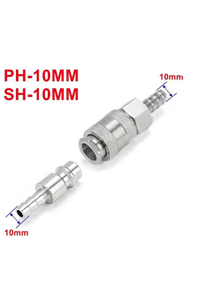 Choice1 10mm 1Set European EU Type Pneumatic Fitting Connector Quick Coupler ...
