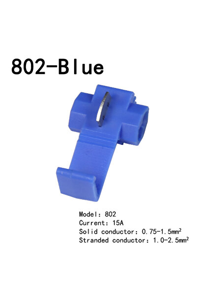 Choice8 50 قطعة من موصلات أسلاك الكابلات 802-أزرق، 10-50 قطعة، سكوتش إل كيه، ...