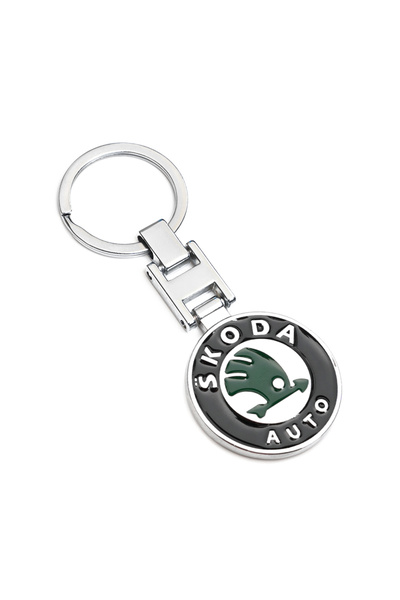 Choice سلسلة مفاتيح معدنية سوداء اللون تحمل شعار سيارة، قطعة واحدة، إكسسوارات...