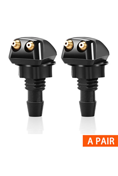 Choice زوج من فوهات رش زجاج السيارة الأمامي، فوهة غسيل الزجاج الأمامي، فوهة م...