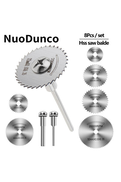 Choice 8 قطع من أقراص القطع الفولاذية عالية السرعة، شفرات منشار دائري صغير، أ...