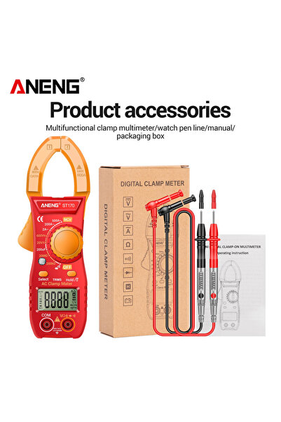 Choice ANENG ST170 yellow(box) ANENG ST170 Digital Clamp Meter 500A AC Curren...