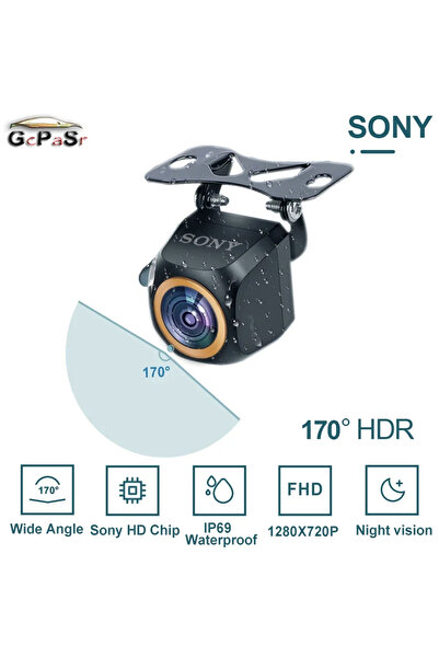 Choice 12 V SONY170 degree GcPaSr AHD 1920x1080P Car Rear View Camera 200° Fi...