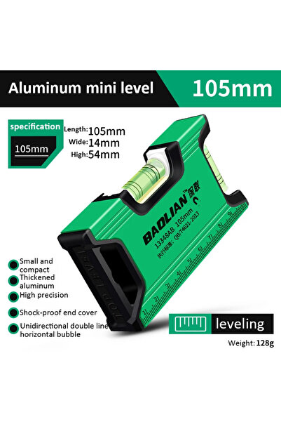 choice2 ميزان فقاعي مزدوج 105 مم، ميزان فقاعي صغير 100-200 مم، ميزان فقاعي مغ...