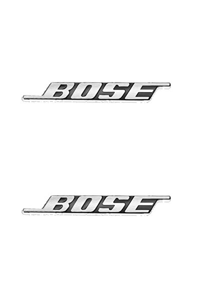 Choice قطعتان من ملصقات BOSE ثلاثية الأبعاد المصنوعة من الألومنيوم، تحمل شعار...
