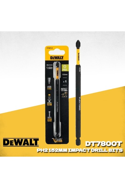 Dewalt DT7800T DT7800T-QZ PH2 Flex Torq 152mm Insert Electric Drill Driver Ma...