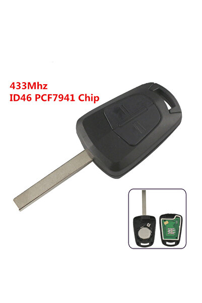 Choice مفتاح سيارة عن بعد بزرين من نوع YIQIXIN، مزود بشريحة ID46 PCF7941، متو...