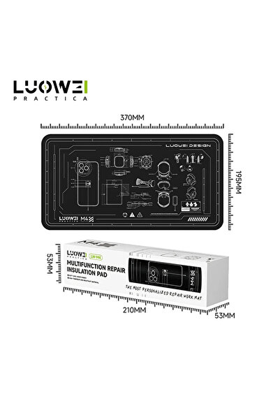 Choice LW-M4 LUOWEI LW-M4 16.5-inch Multifunctional Repair Pad 500°C High Tem...