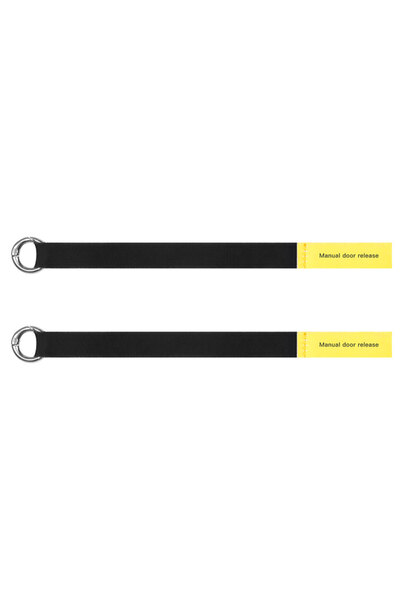 Choice1 قطعتان من مقبض الطوارئ لسيارة تسلا موديل Y، حزام هروب، تحرير يدوي ممت...